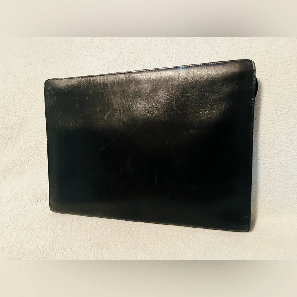 Bally Black Leather Large Clutch/Organizer - Picture 7 of 11